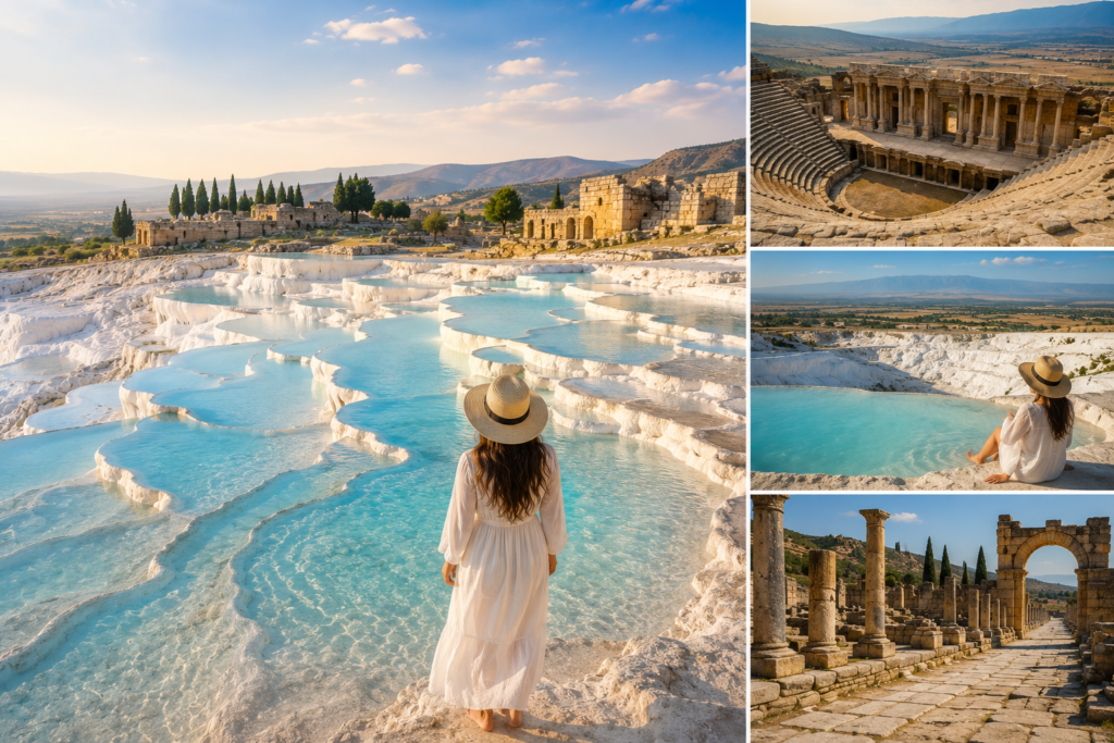 Pamukkale Hierapolis Tour White Travertines